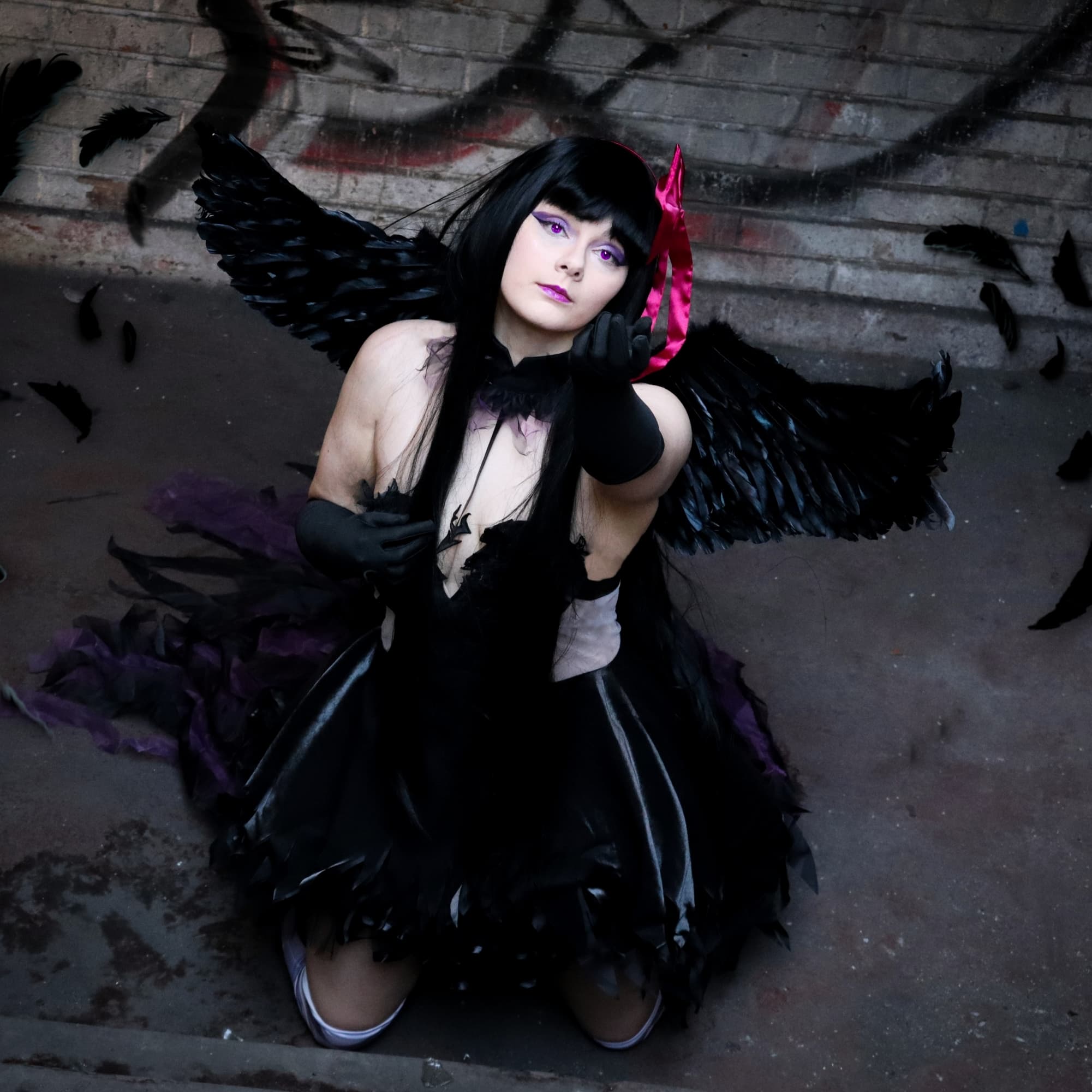 Homura Devil - Puella Magi Madoka Magica cosplay photoshoot cover