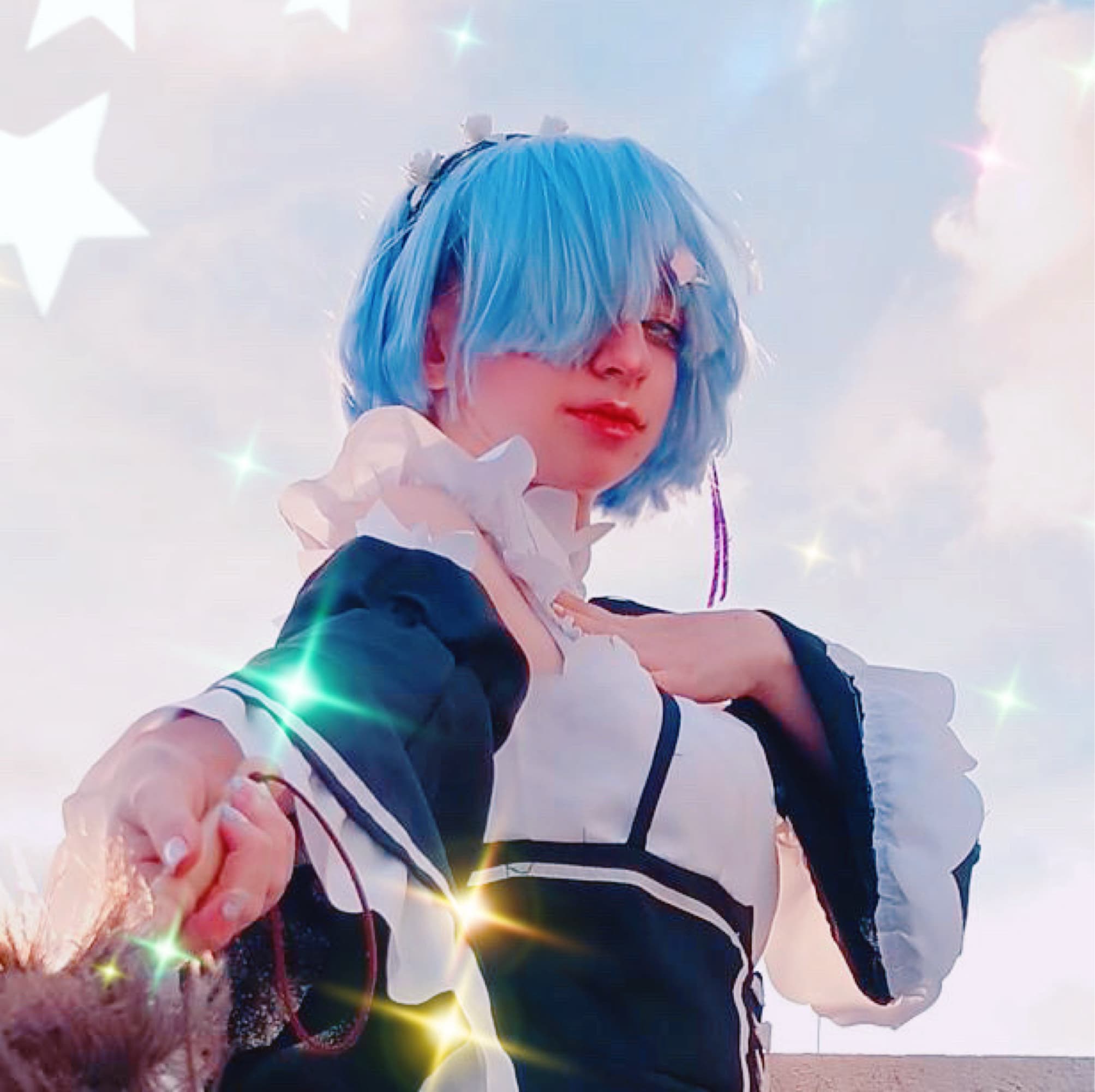 Rem  - Re:Zero cosplay photoshoot cover