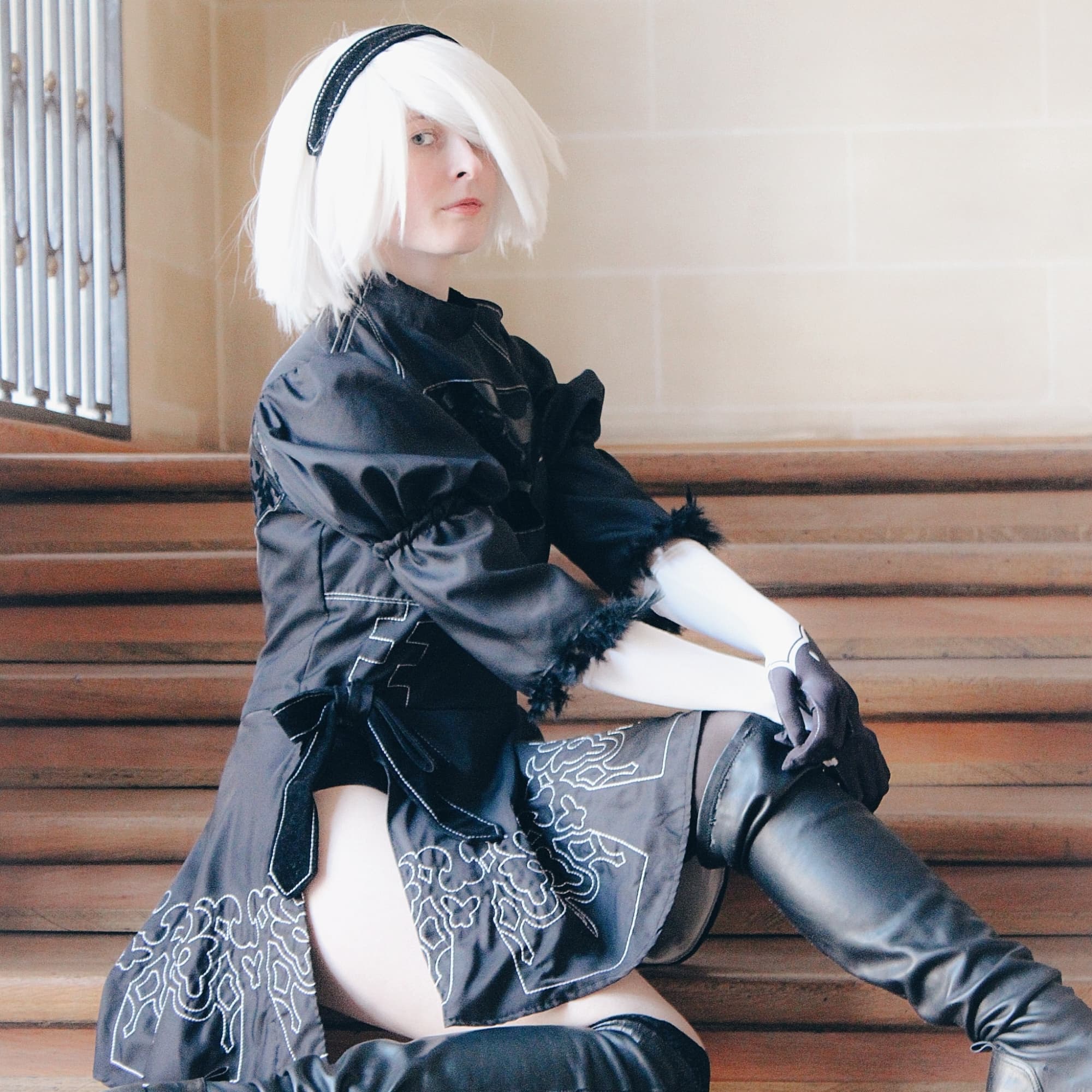 2B - Nier Automata - NieR cosplay photoshoot cover