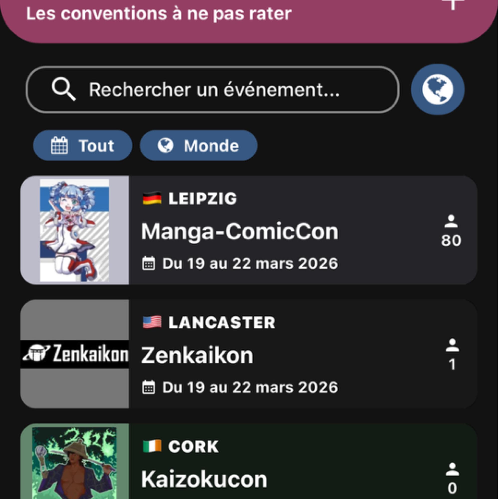 Choose your convention