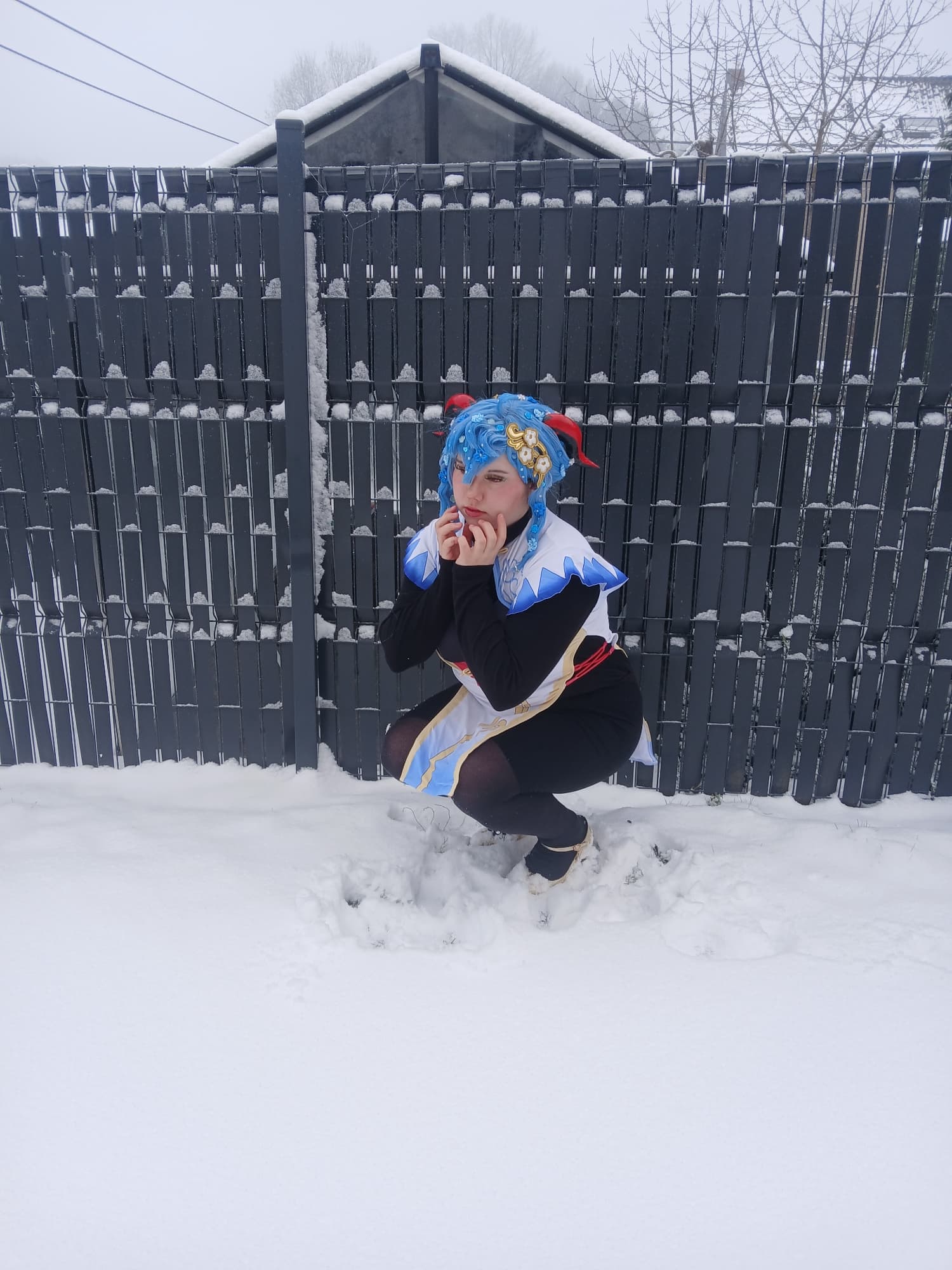 Ganyu in snow - Photo 40