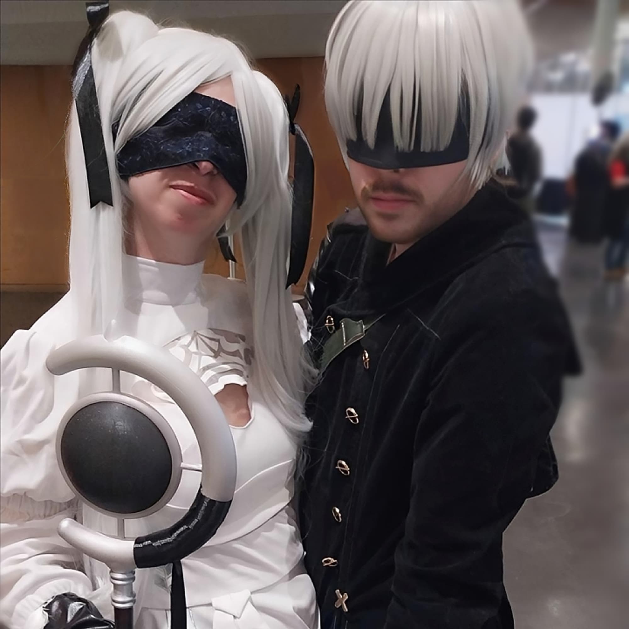 Frieren x 2B and 9S  - NieR cosplay photoshoot cover