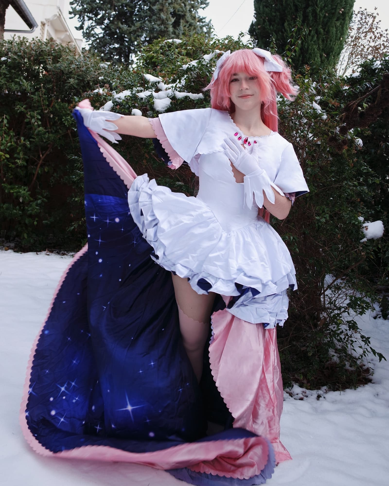 Snowy day w Madoka - Photo 5