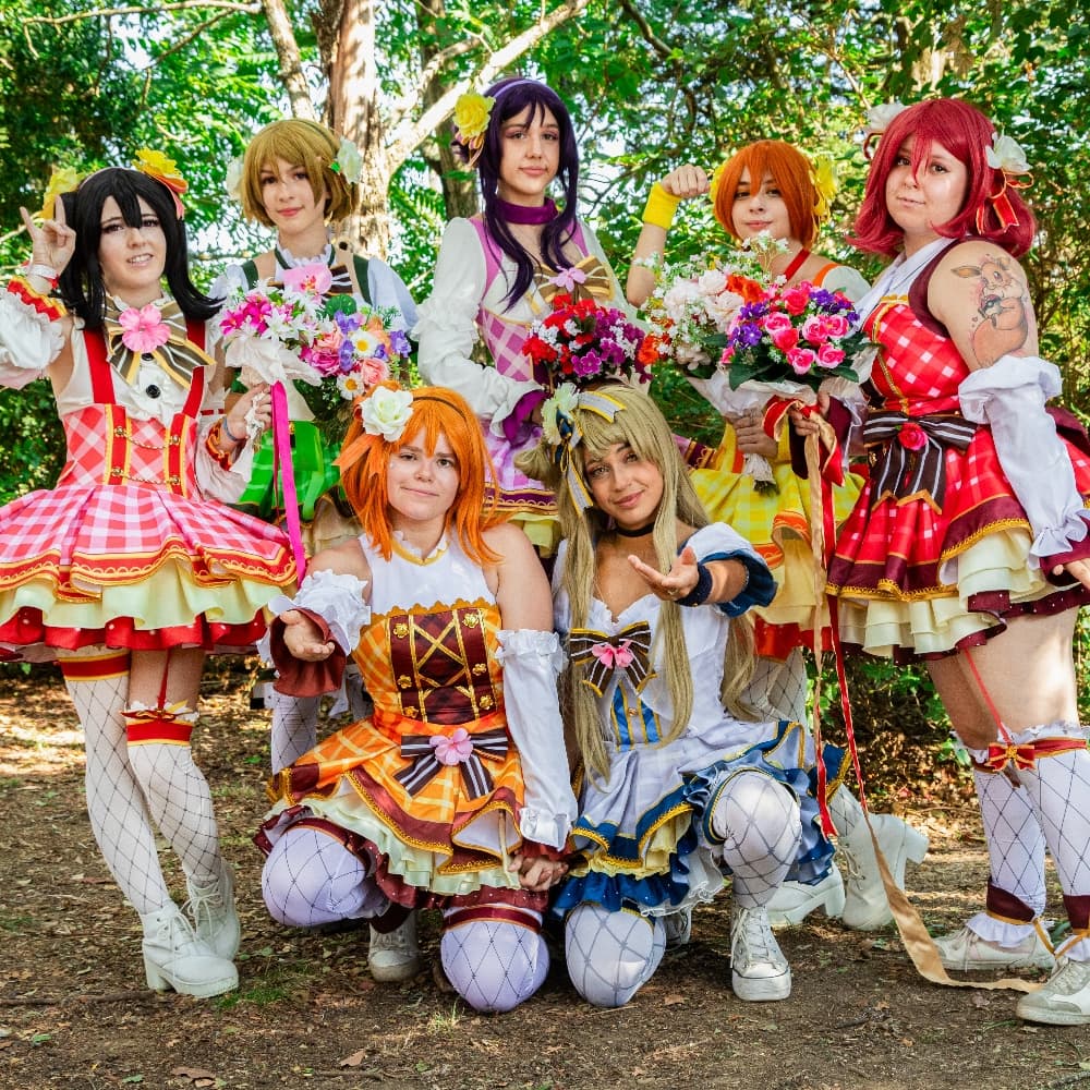 Groupe Flower Bouque - Love Live cosplay photoshoot cover