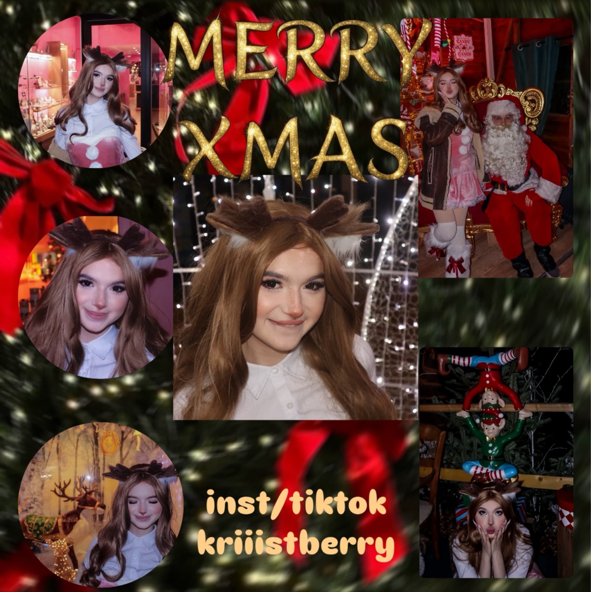xmas shoot - Christmas cosplay photoshoot cover