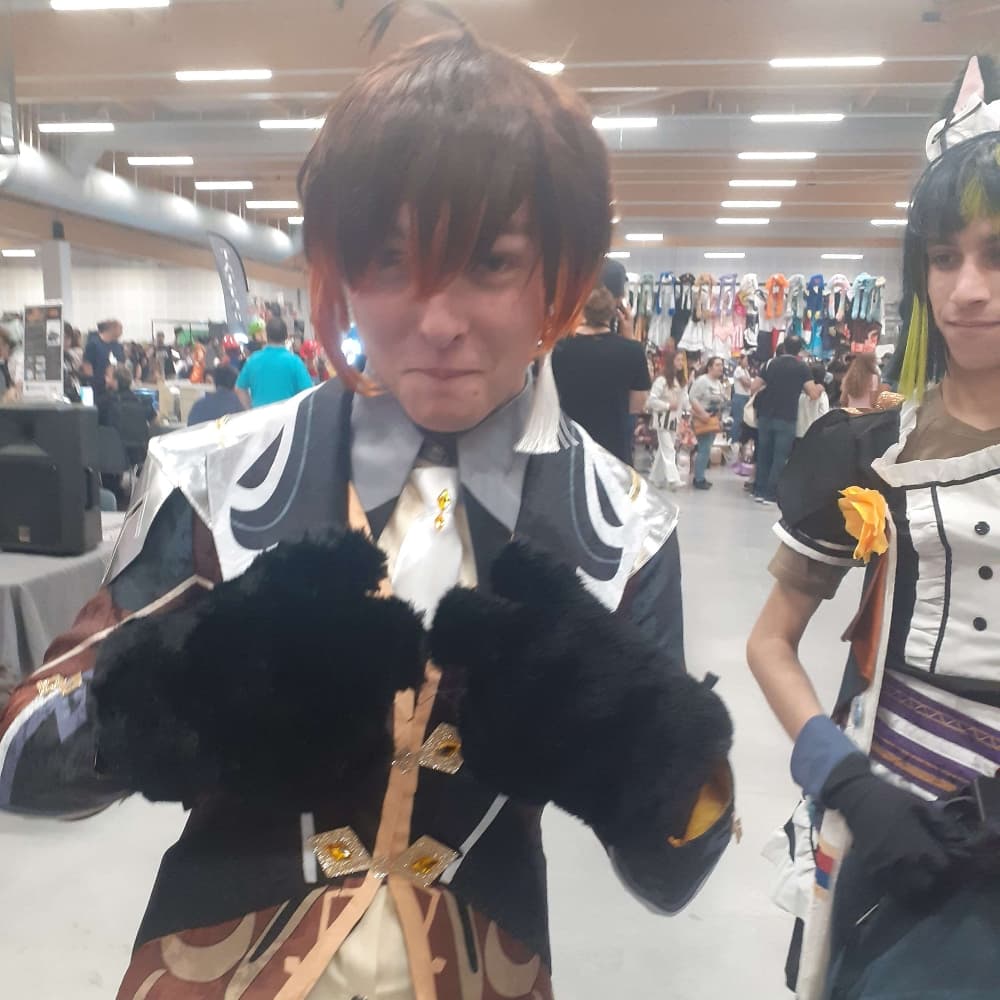 Zhongli - Genshin Impact cosplay photoshoot cover