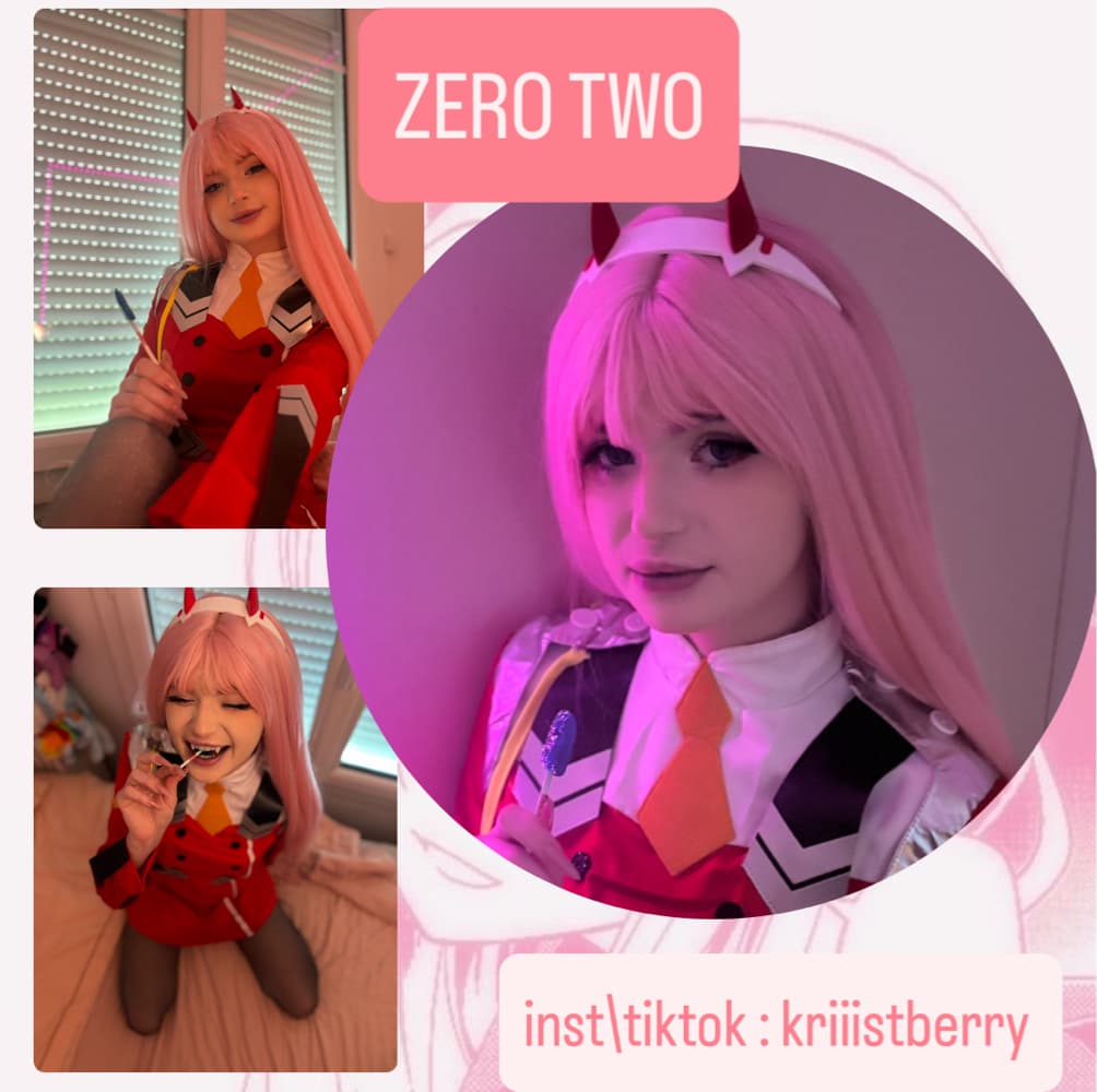 ZERO TWO - Darling in the Franxx cosplay photoshoot cover