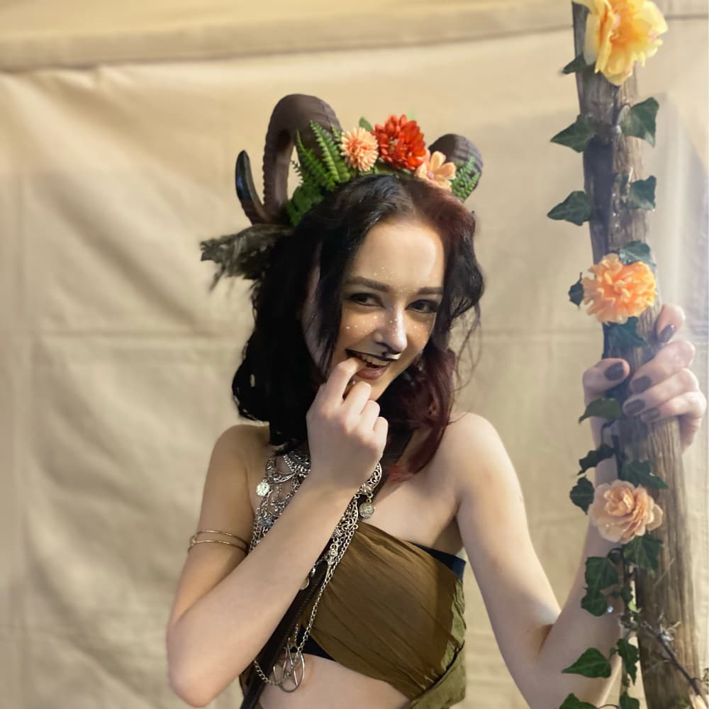 Satyre - Mystical creature cosplay photoshoot cover