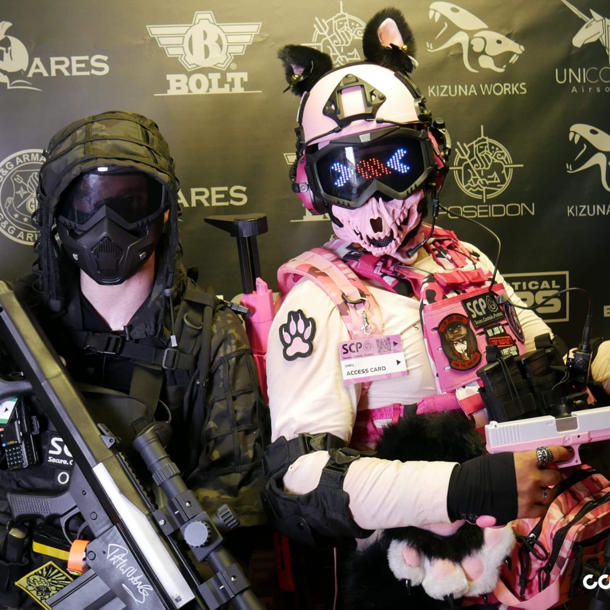 MTF & MTF UwU - SCP Foundation cosplay photoshoot cover