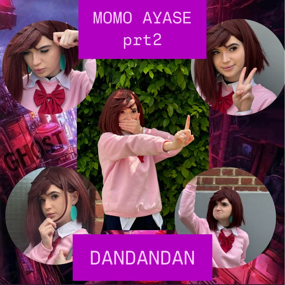 MOMO AYASE prt2 - Dandadan cosplay photoshoot cover