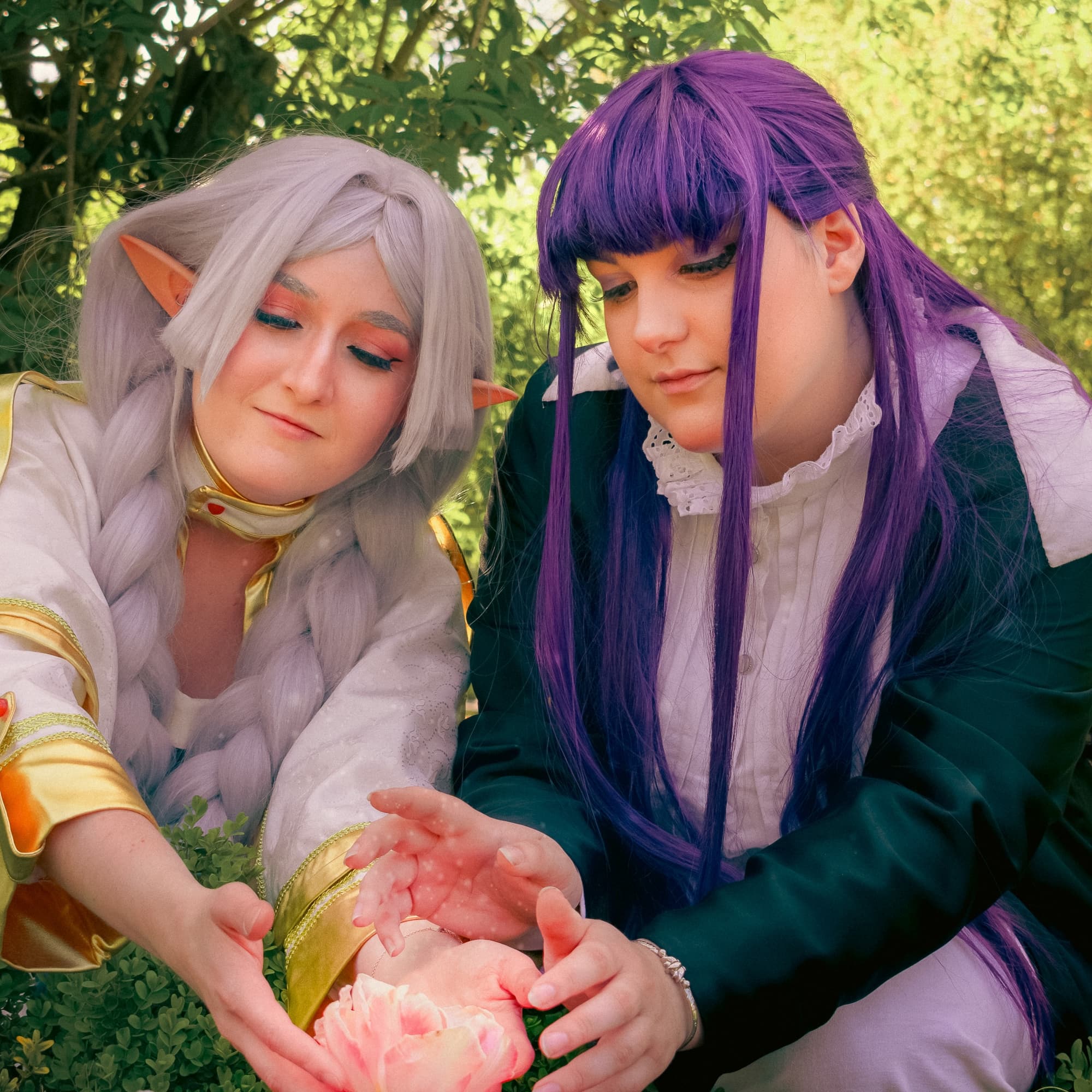 Frieren and Fern - Frieren: Beyond Journey's End cosplay photoshoot cover