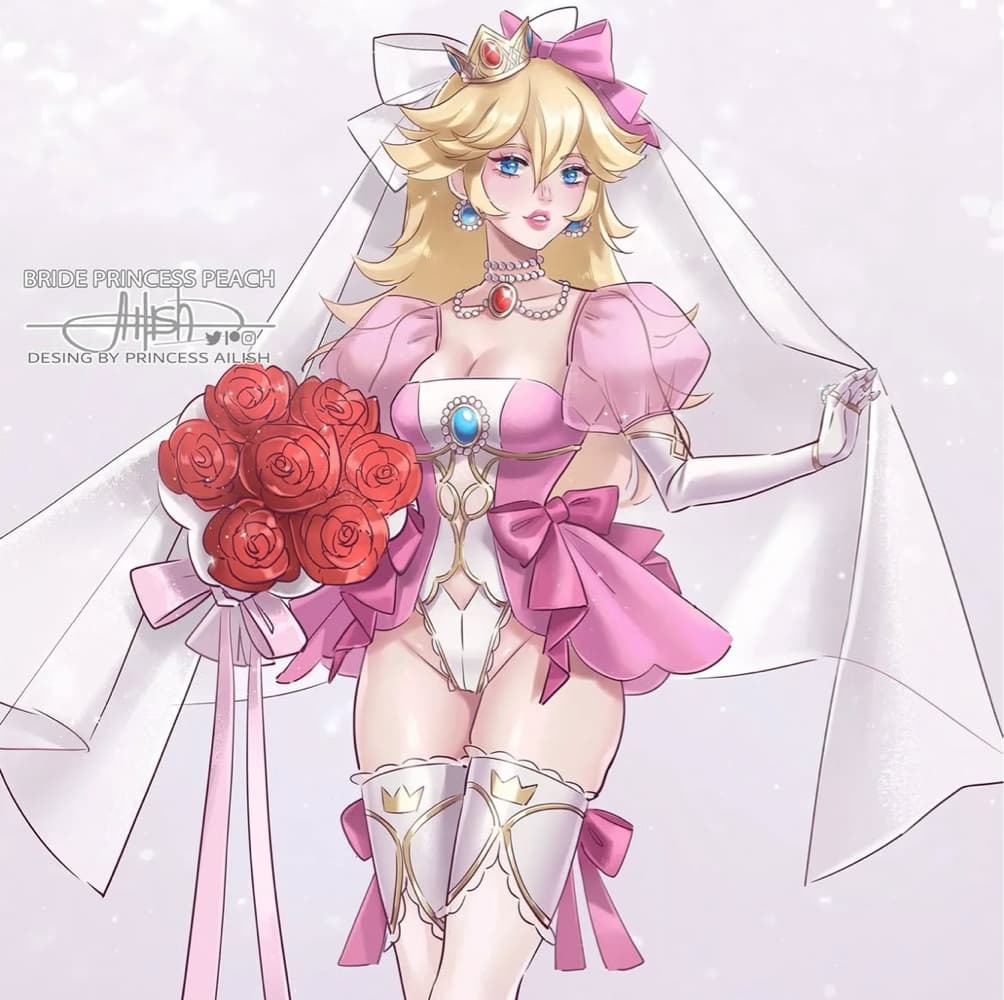Bride Princess Peach