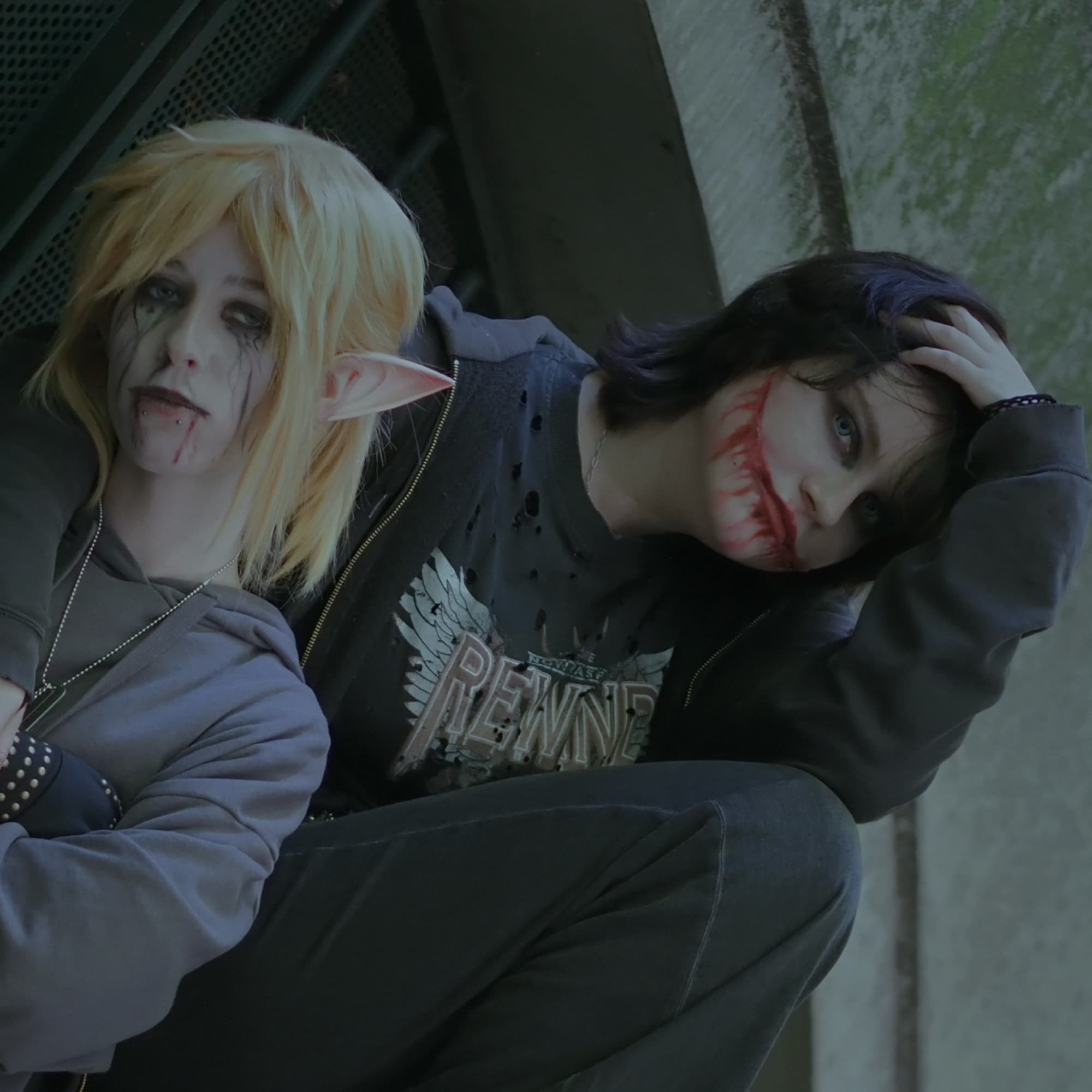 Jeff and Ben - Creepypasta cosplay photoshoot cover