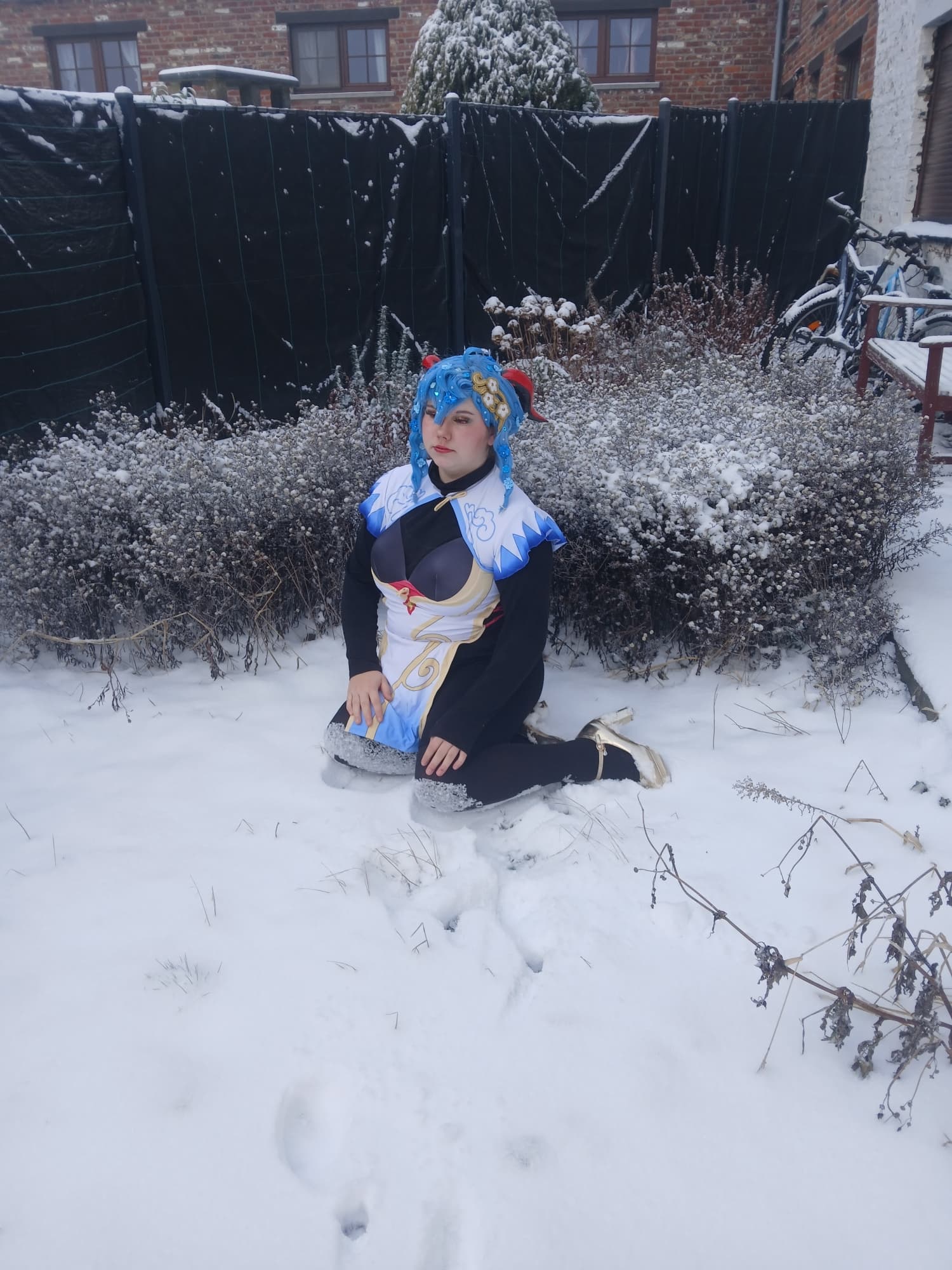 Ganyu in snow - Photo 29