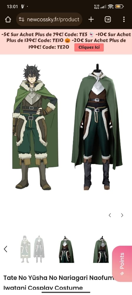 Cosplay Naofumi avan - Photo 1