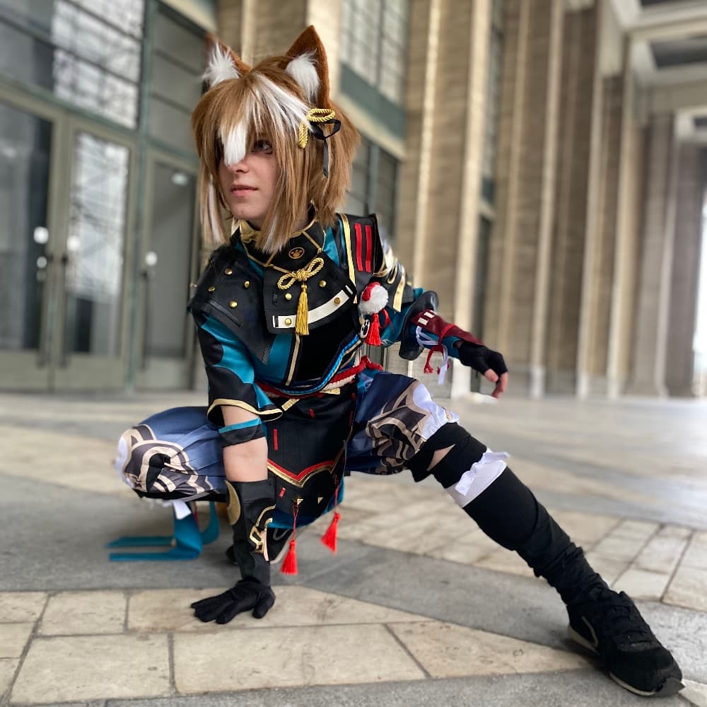 Gorou - Genshin Impact cosplay photoshoot cover