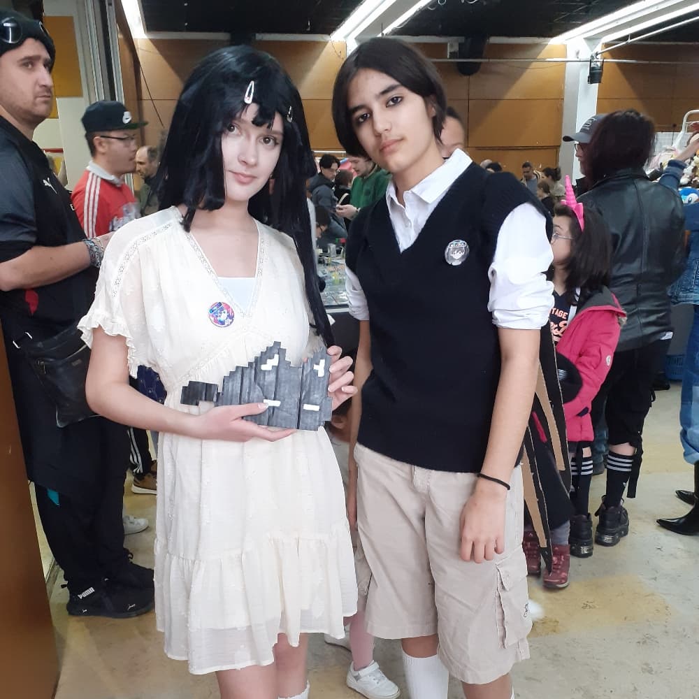 Mari ghost  - Omori cosplay photoshoot cover