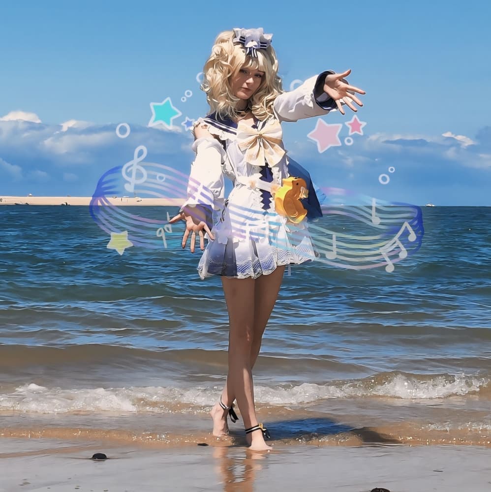 Barbara! - Genshin Impact cosplay photoshoot cover