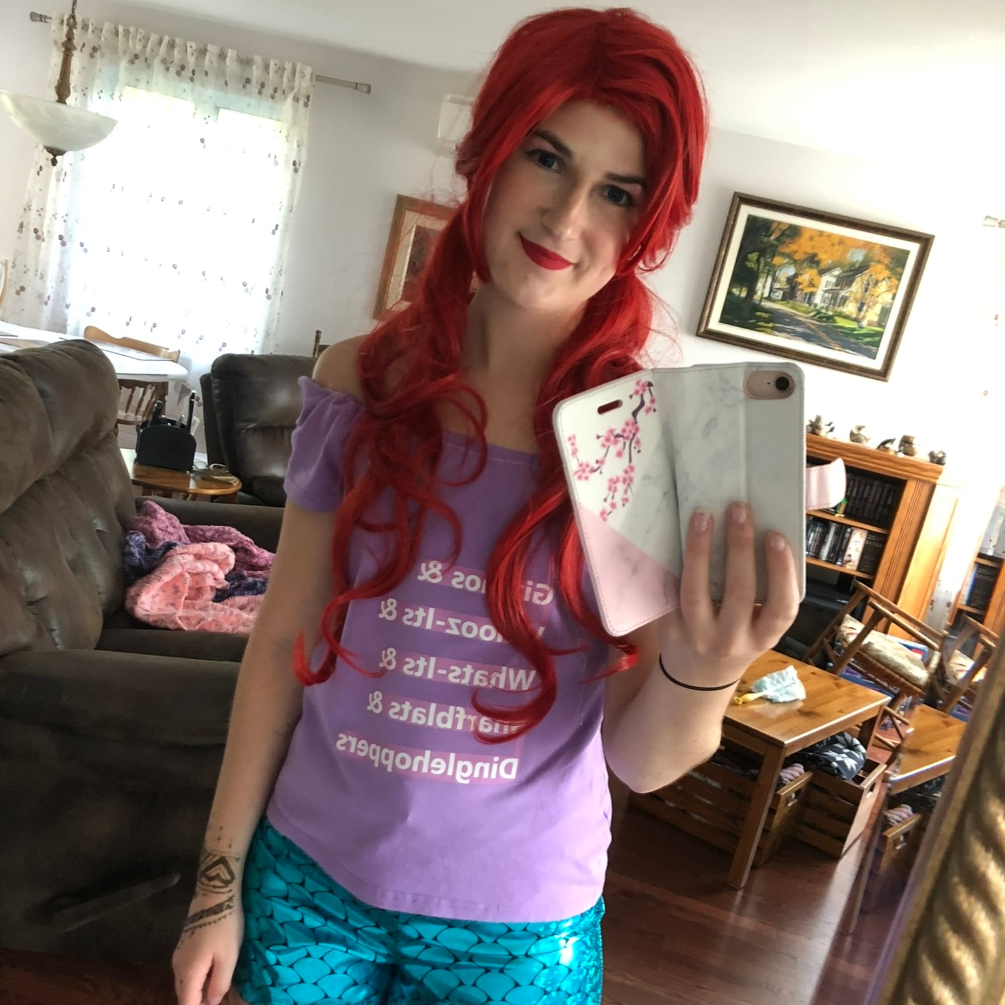Ariel en pyjama - Wreck-It Ralph cosplay photoshoot cover