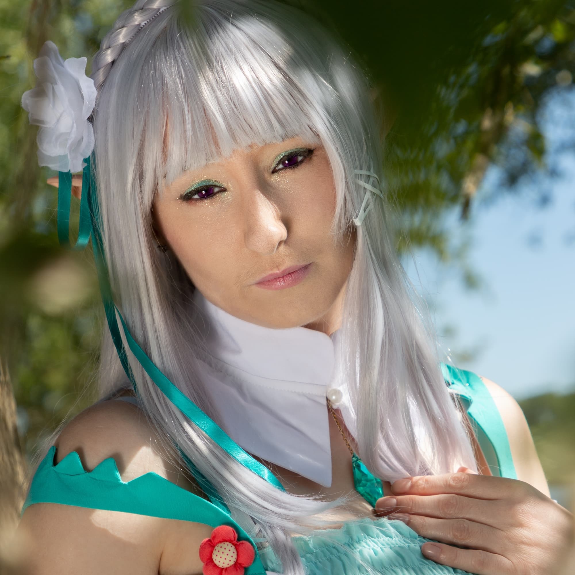 2021 05 - Emilia - Re:Zero cosplay photoshoot cover