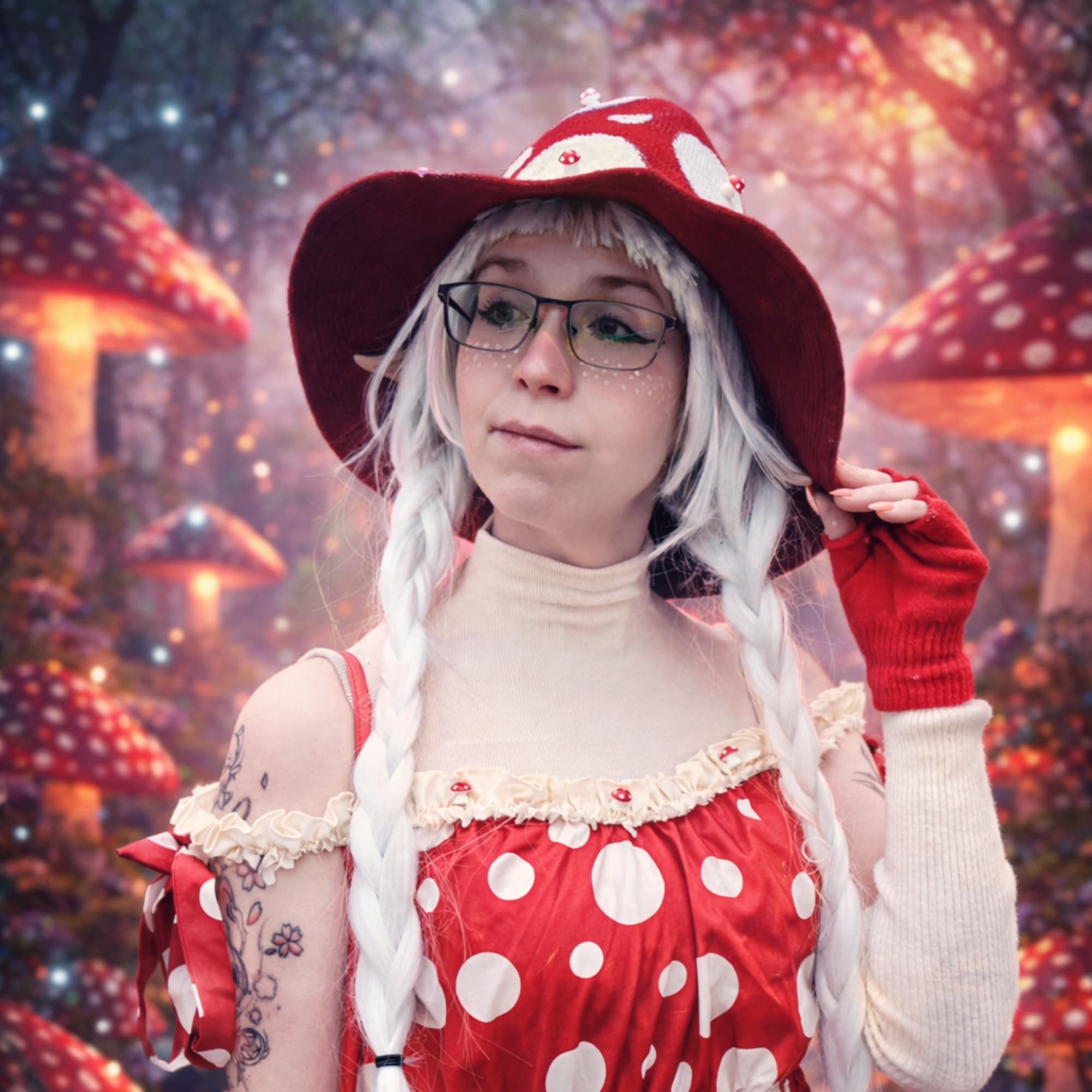 Mushroom sorceler - Medieval Fantasy cosplay photoshoot cover