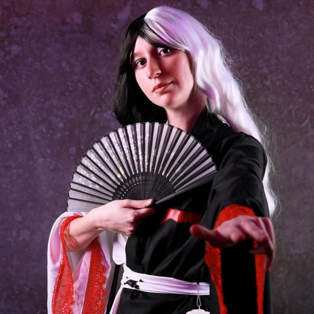 Monokuma human girl  - Danganronpa cosplay photoshoot cover