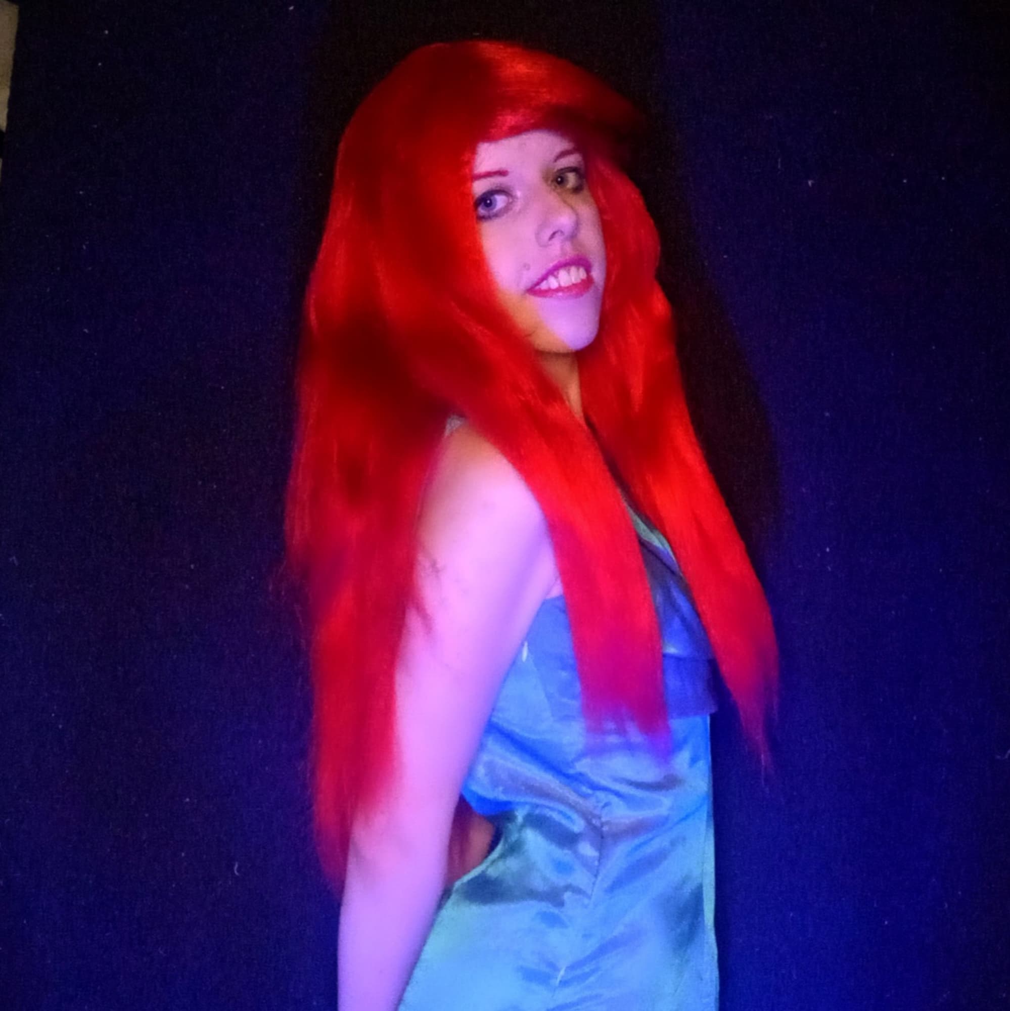 Ariel Purple Dress - The Little Mermaid cosplay photoshoot cover