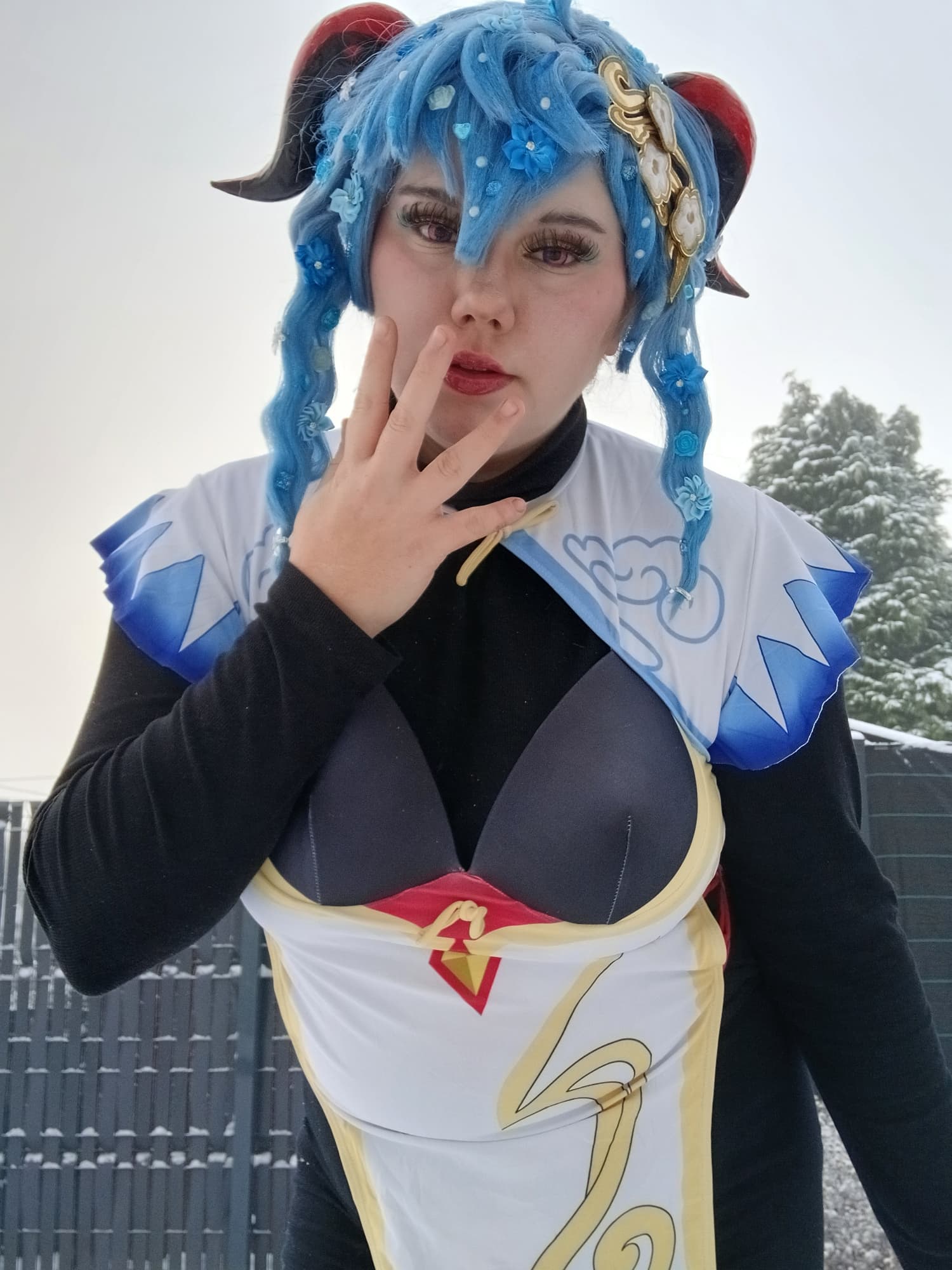 Ganyu in snow - Photo 47