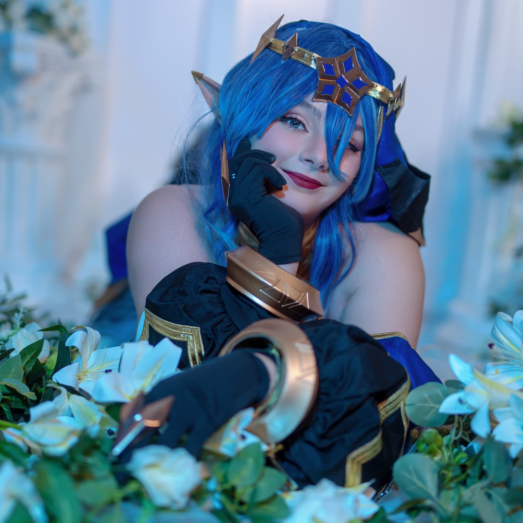 Layla - Genshin Impact cosplay photoshoot cover