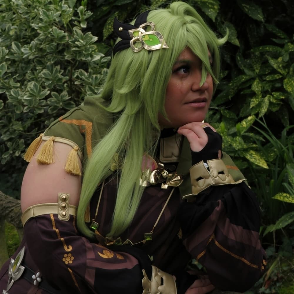 Collei - Genshin Impact cosplay photoshoot cover