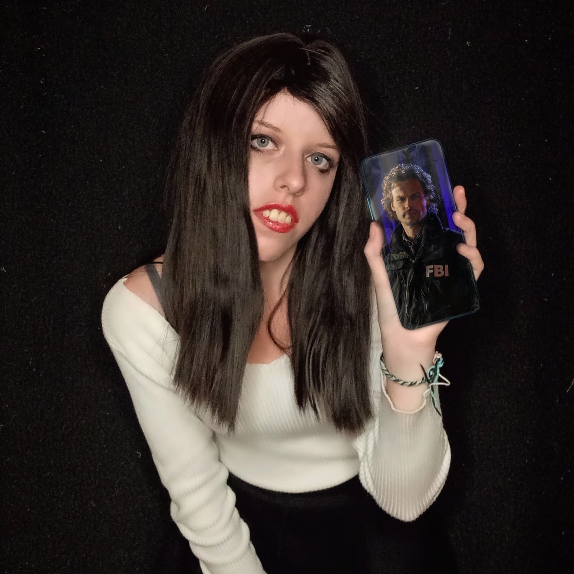 Cat Adams - The Addams Family cosplay photoshoot cover