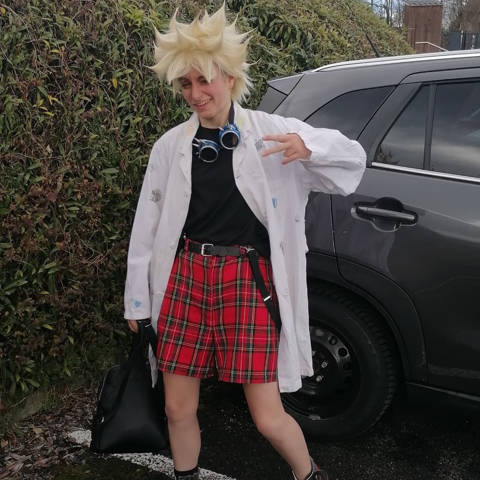 Scientifique punk  cosplay photoshoot cover