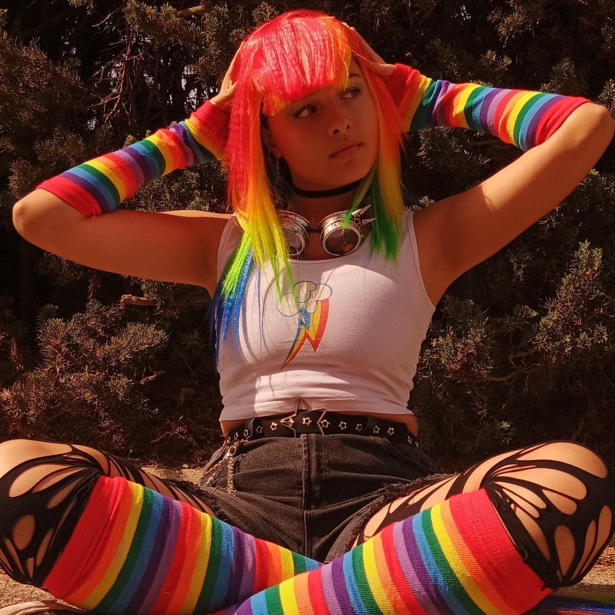 Rainbow Dash - My Little Pony cosplay photoshoot cover