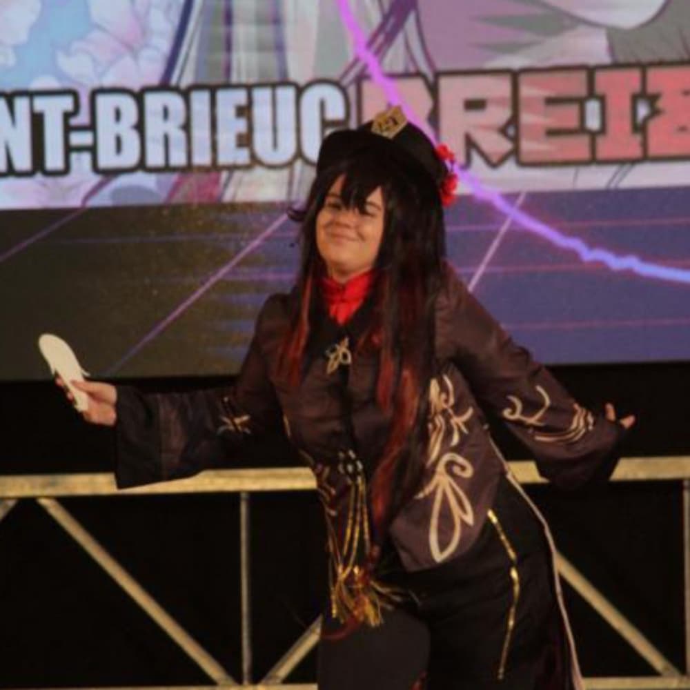 Hu Tao🦋 - Genshin Impact cosplay photoshoot cover