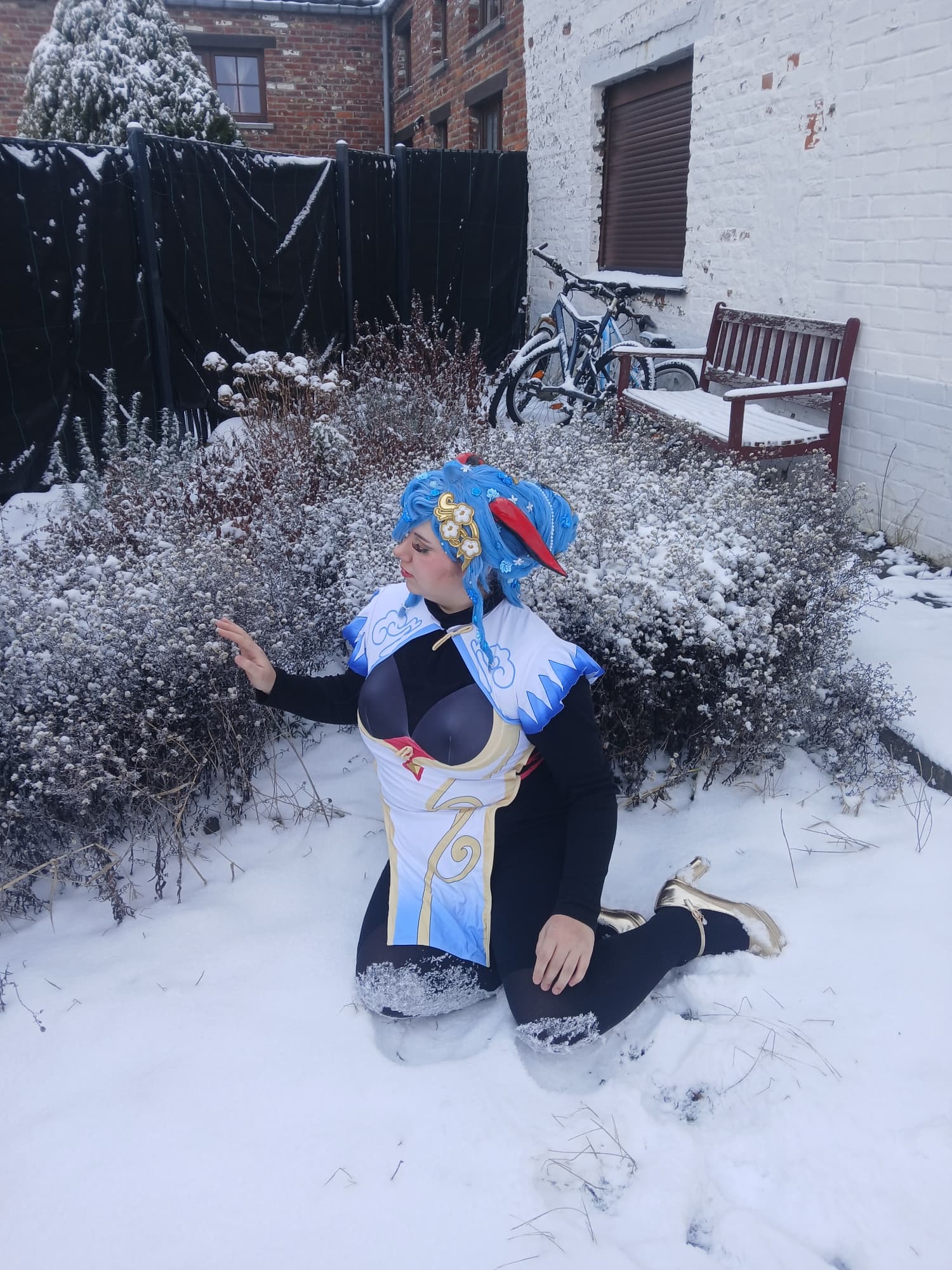 Ganyu in snow - Photo 44