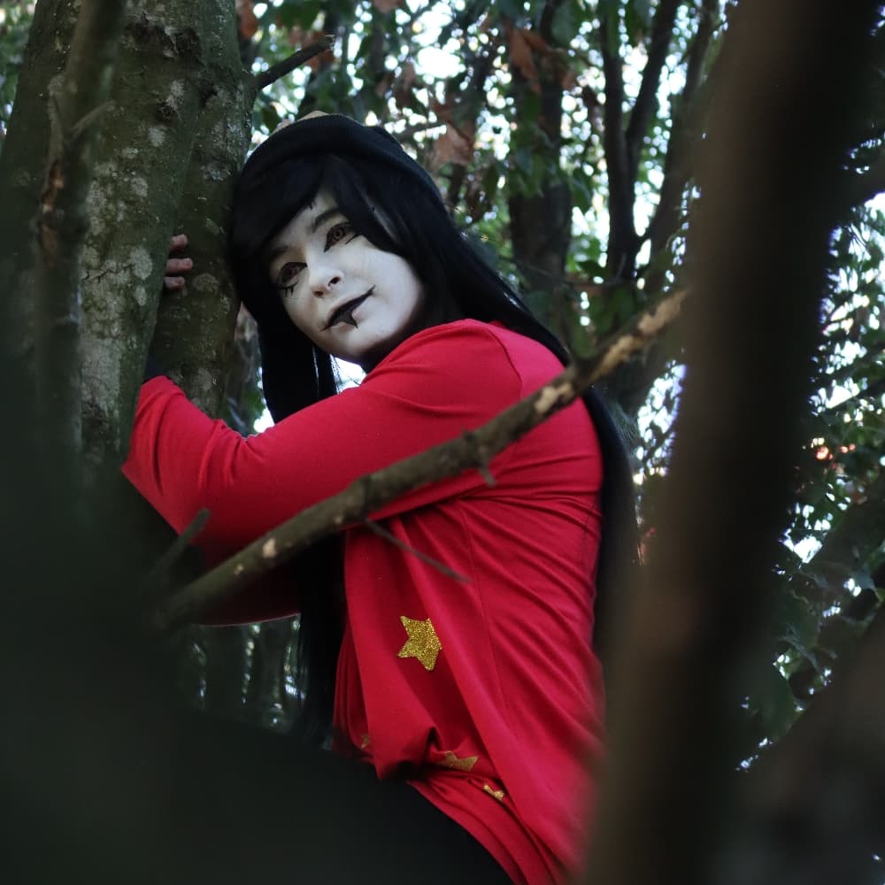 Octavia - Helluva Boss cosplay photoshoot cover