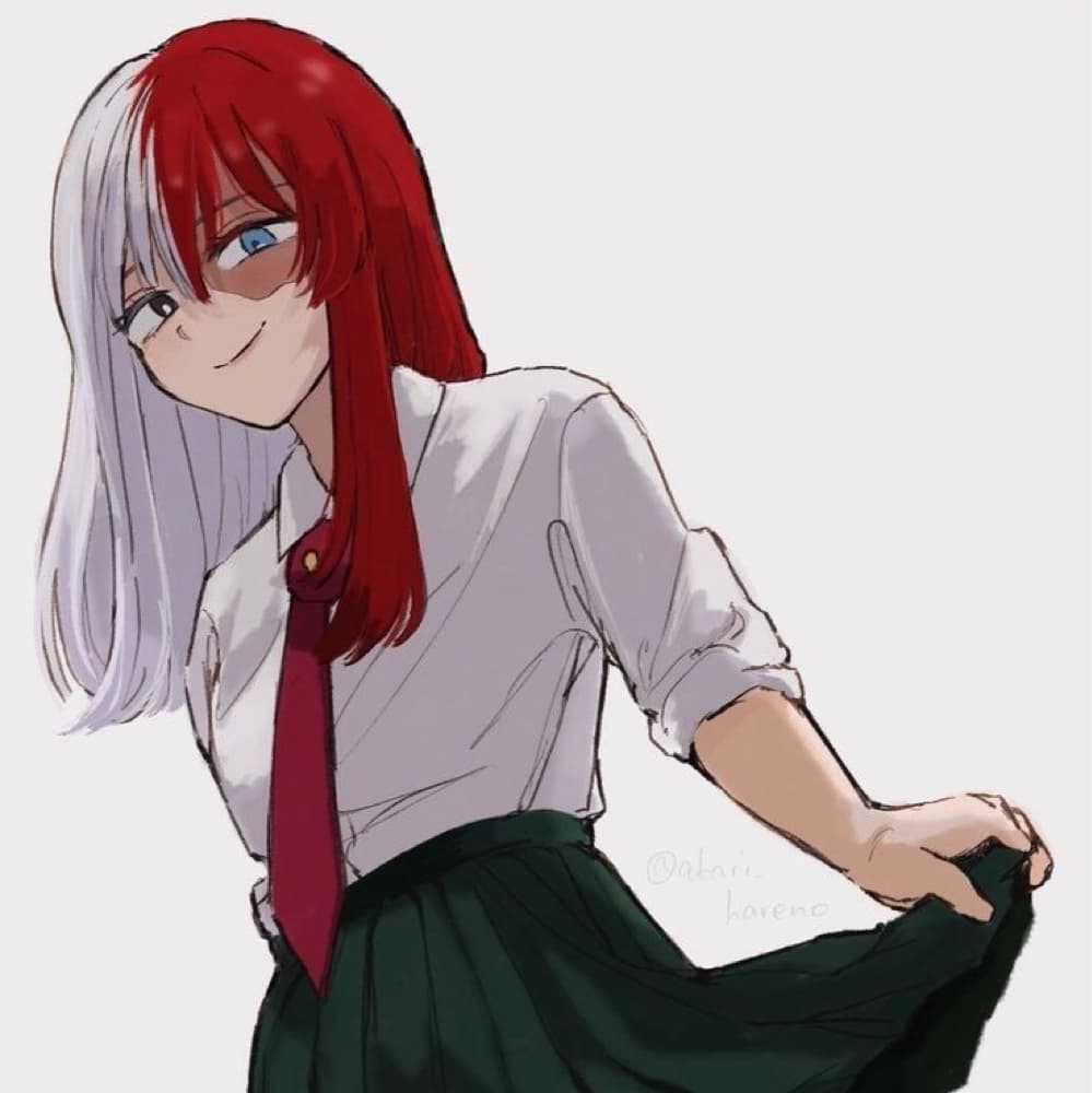 Shoto Todoroki Genderbend