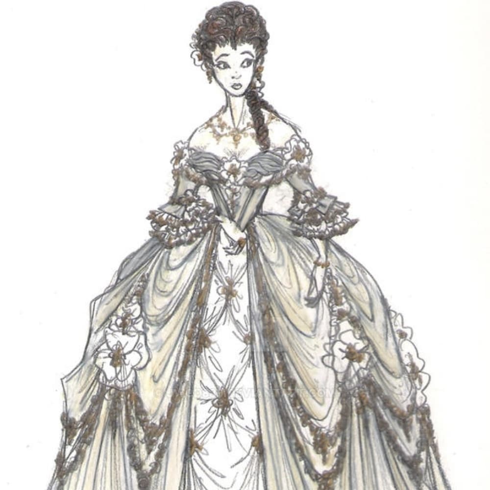 Belle rococo dress