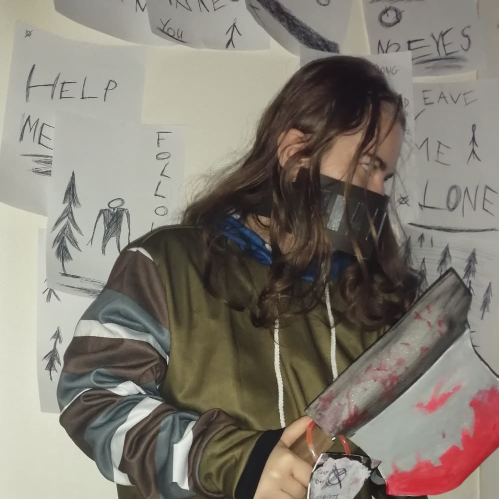 Toby  - Creepypasta cosplay photoshoot cover