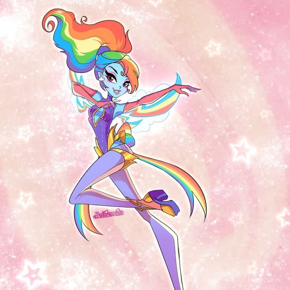 Rainbow Dash Winx