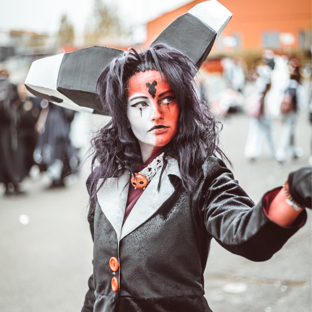 Blitz - Helluva Boss cosplay photoshoot cover