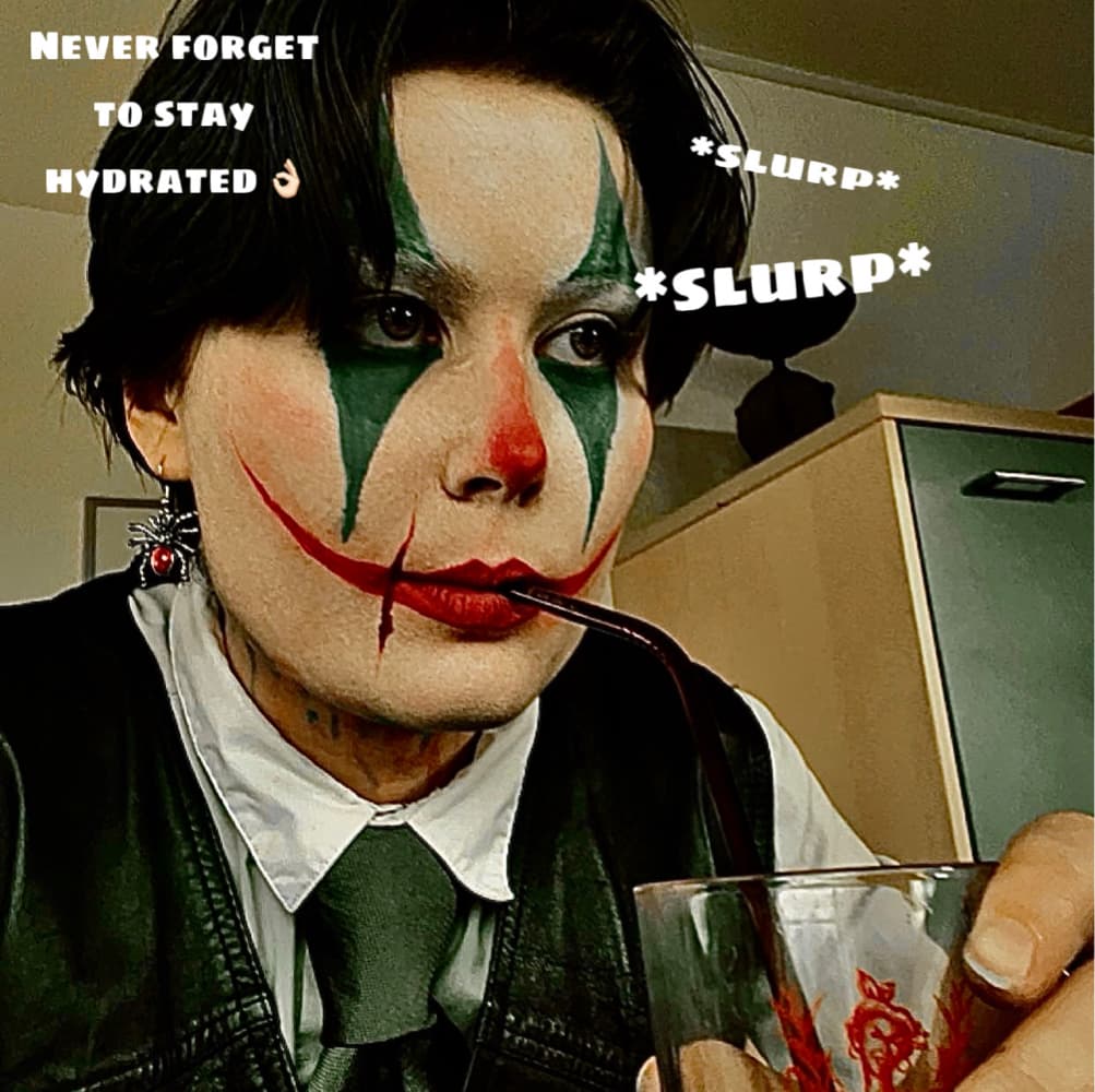 Joker - DC Comics cosplay photoshoot cover