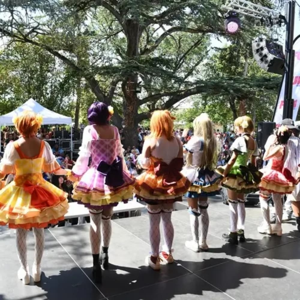 Groupe flower bouque - Love Live cosplay photoshoot cover