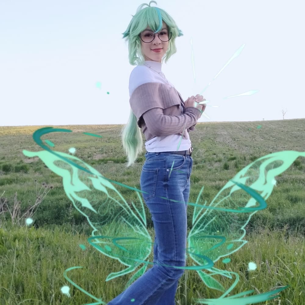 Sucrose casual - Genshin Impact cosplay photoshoot cover