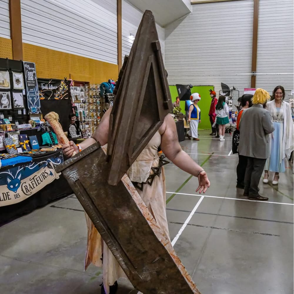 Pyramid head  - Silent Hill cosplay photoshoot cover