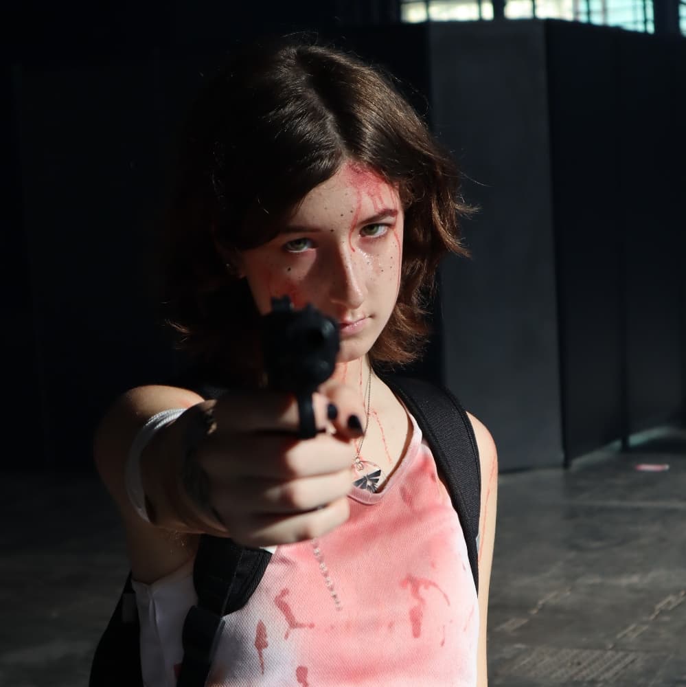 Ellie Williams TLOU2 - The Last of Us cosplay photoshoot cover