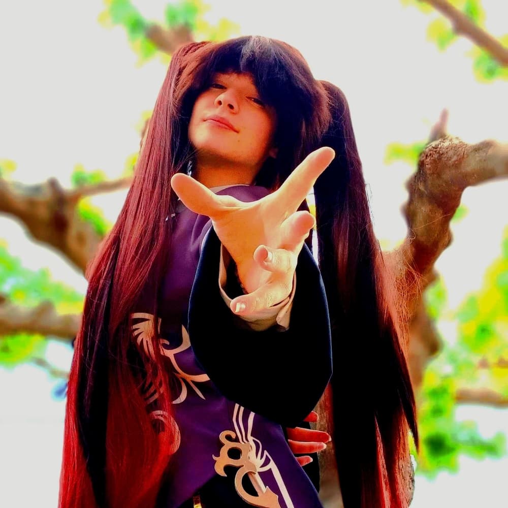 Hu Tao - Genshin Impact cosplay photoshoot cover