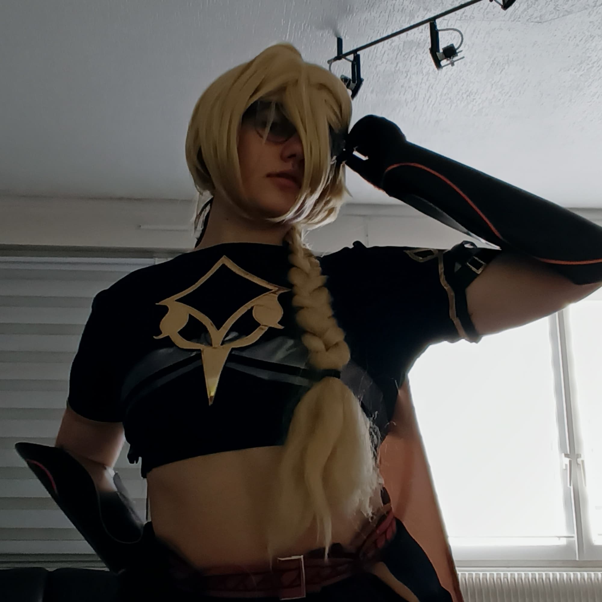 Aether - Genshin Impact cosplay photoshoot cover