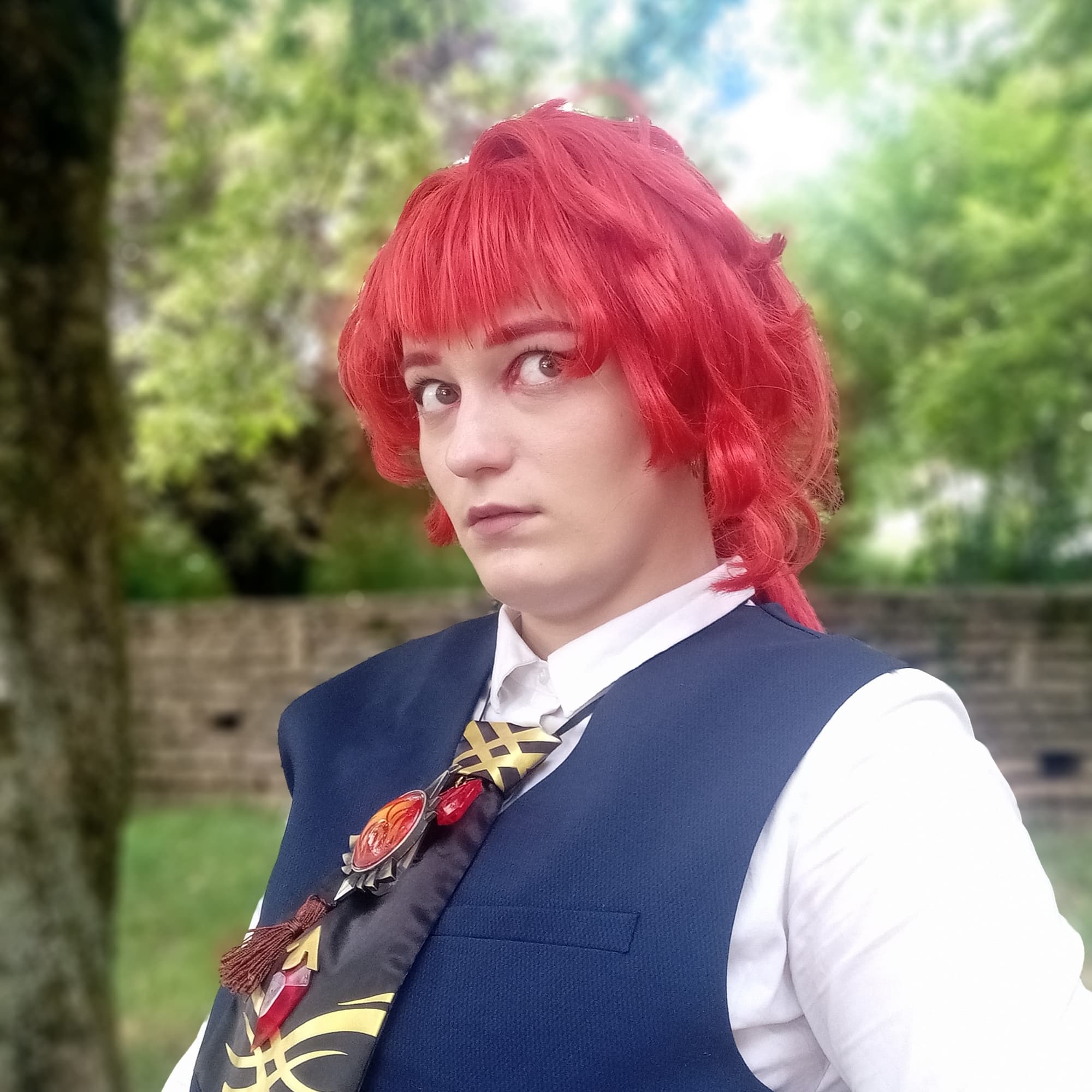 Diluc v3 - Genshin Impact cosplay photoshoot cover