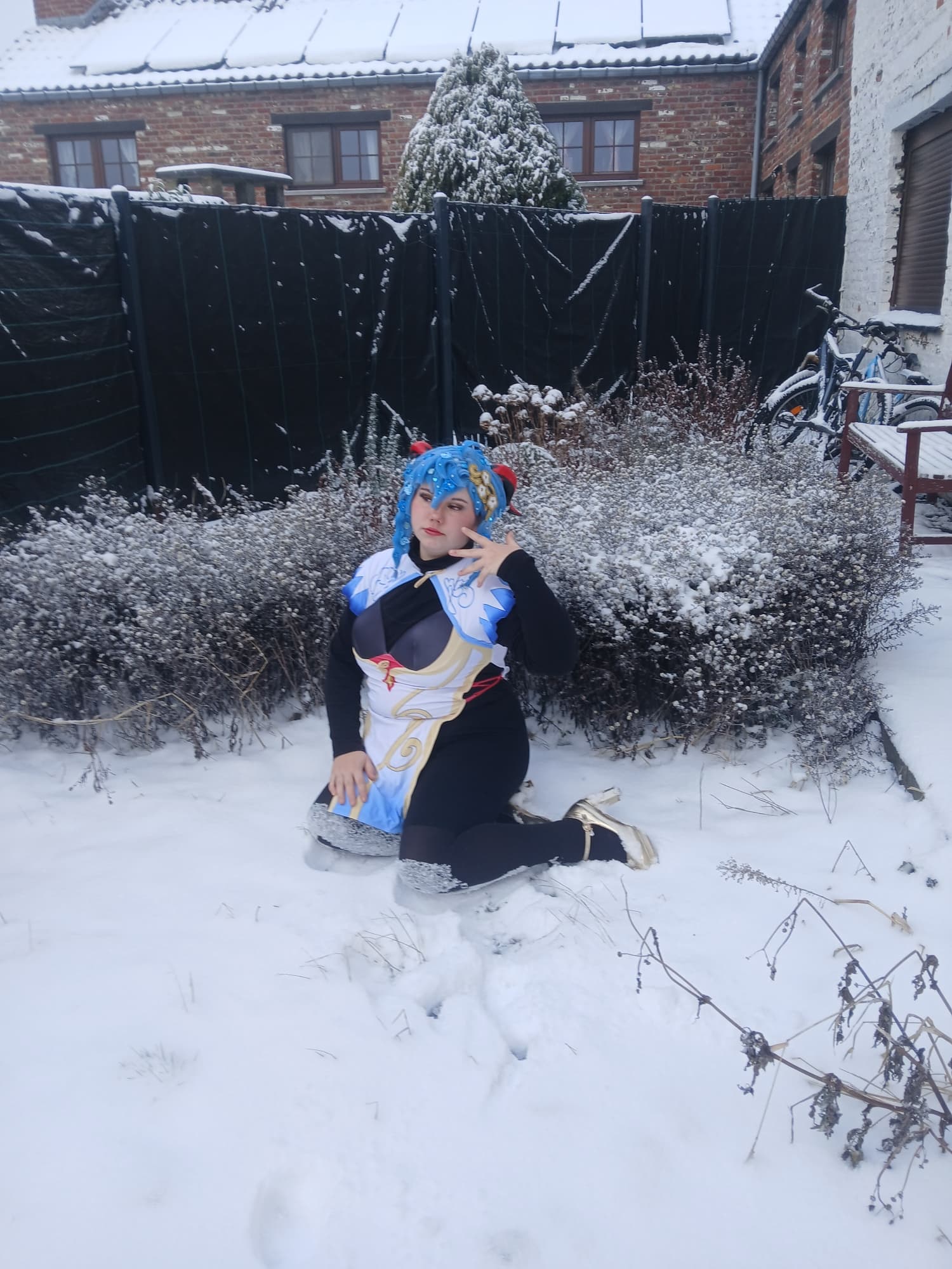 Ganyu in snow - Photo 16